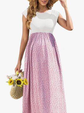AISWI Maternity Floral Dress